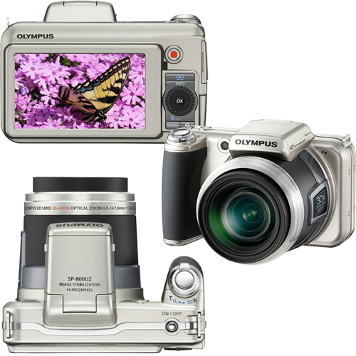 מצלמה דיגיטלית 14 מגה זום אופטי OLYMPUS SP-800UZ