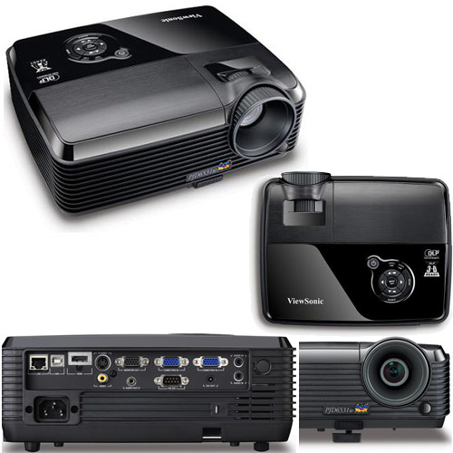 מקרן 1080P תלת מימד 3D 120Hz 3300ANSI ד:PJD6531w