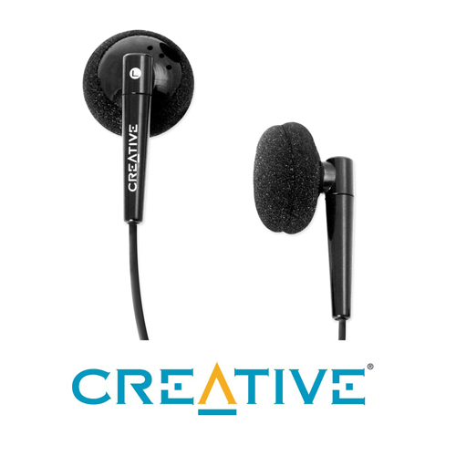 אוזניות כפתור דגם EP-210 עבור נגני CREATIVE - MP