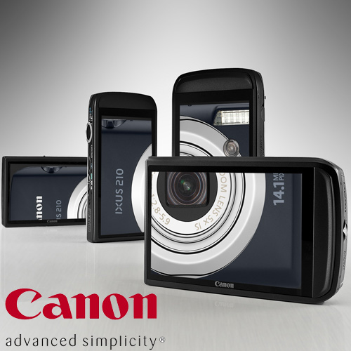 מצלמה דיגיטלית 14.1 מגה מסך מגע 3" Canon IXUS210