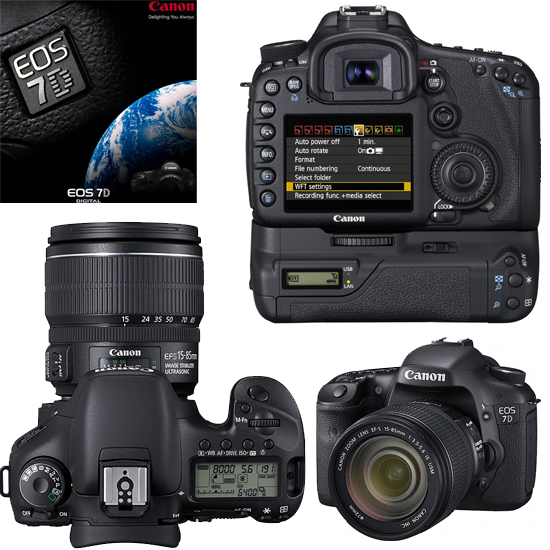 מצלמת רפלקס 18 מגה Canon EOS 7D