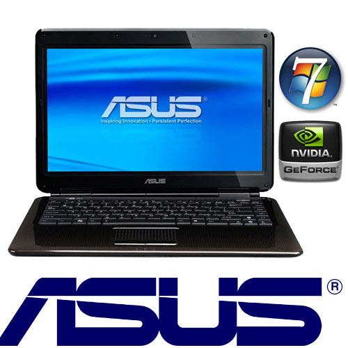 מחשב נייד "14 LED מעבד T4400 דגם: ASUS K40IE