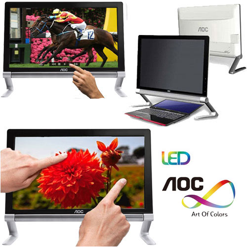 מסך מחשב "21.5 LED מולטי טאצ' דגם: AOC E2239Fwt