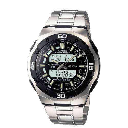 שעון יד לגבר עם תאורת מסך חזקה - CASIO