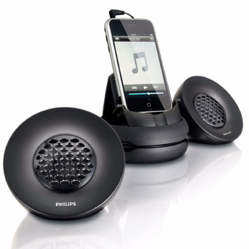 רמקולים ניידים עם מגבר ל-PHILIPS Iphone / Ipod