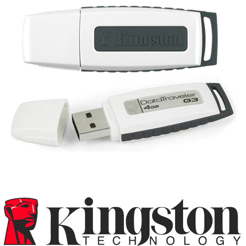 זיכרון נייד 4GB עם 5 שנות אחריות KINGSTON