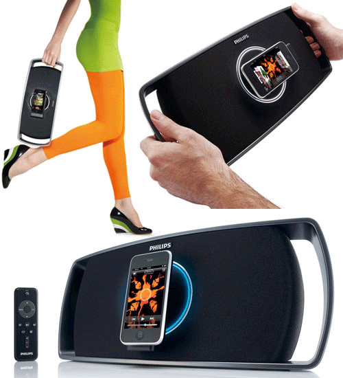 מערכת מולטימדיה/ ת. עגינה Philips ל- iPhone/iPod