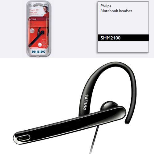 אוזניית מולטימדיה מעוצבת עם מיקרופון Philips