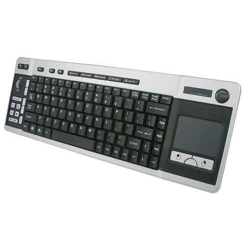מקלדת אלחוטית לטווח 10 מ'כולל משטח FOCUS TOUCH