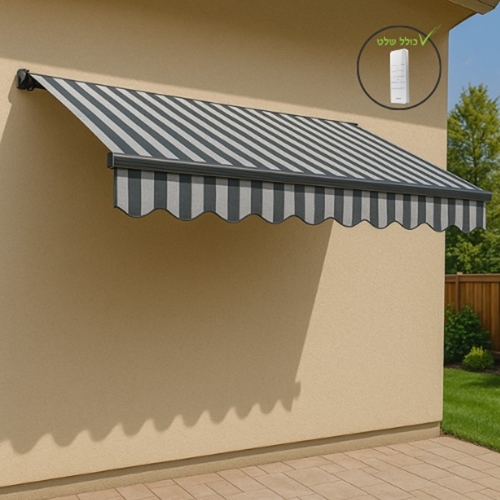 סוכך חשמלי כולל שלט 295X200 דגם אלקטריק Garden Top