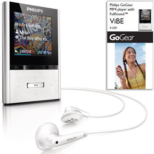 נגן mp4 בנפח 4GB רדיו FM וסוללה נטענת