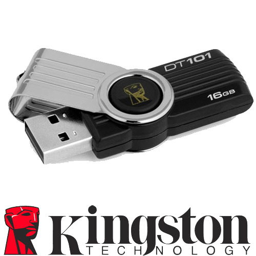זיכרון נייד בנפח 16GB עם 5 שנות אחריות KINGSTON