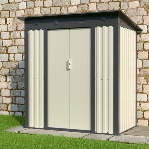 מחסן מתכת דגם SASS2 מידה Garden Top 1.20X1.80