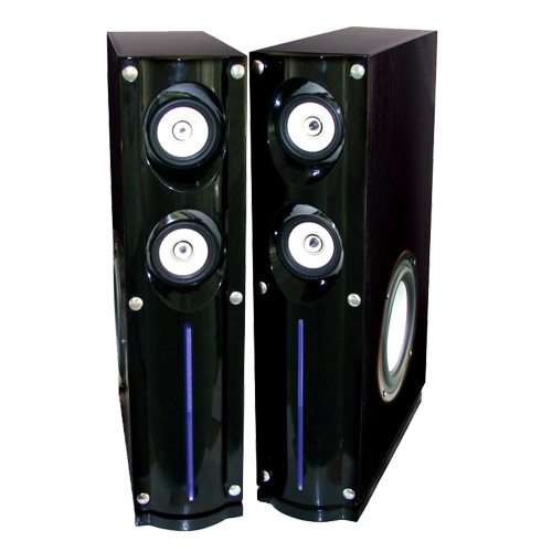 רמקולים מוגברים 120W קריוקי/סטריאו USB SD דXR500