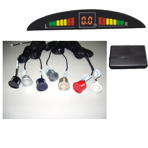 חיישני נסיעה לאחור גלאי רוורס בעל צג LCD צבעוני