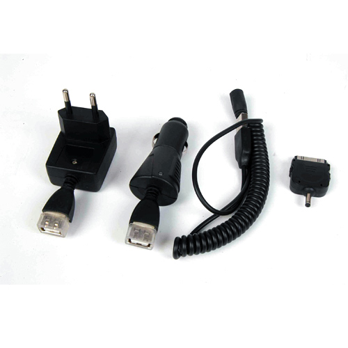 סט מטעני USB לבית/ לרכב / לנגנים/ GPS ועוד