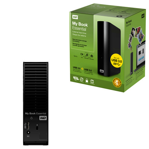 דיסק קשיח חיצוני ''3.5 בנפח 1.5T בחיבור WD USB 3
