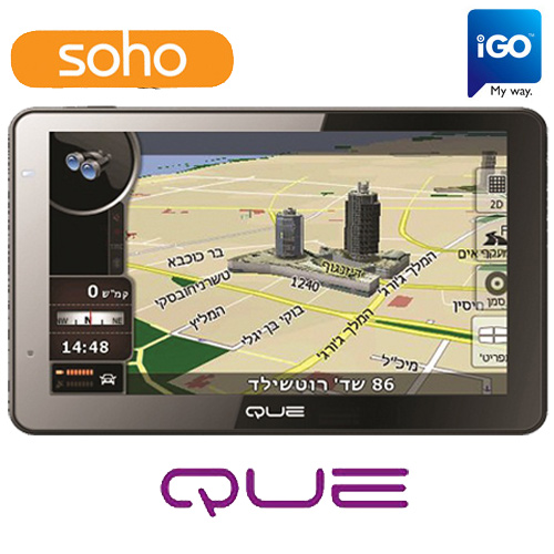 מכשיר ניווט "5 תוכנת iGO MORE דגם: QUE NQ503M