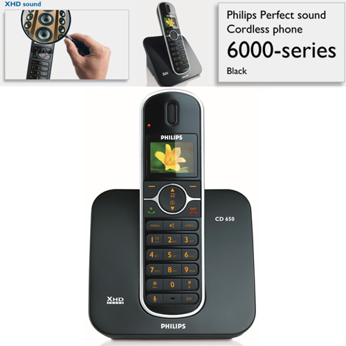 טלפון אלחוטי Dect שיחה מזוהה מסך צבעוני ודיבורית