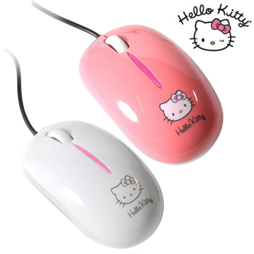 עכבר חוטי מעוצב למחשב HELLO KITTY