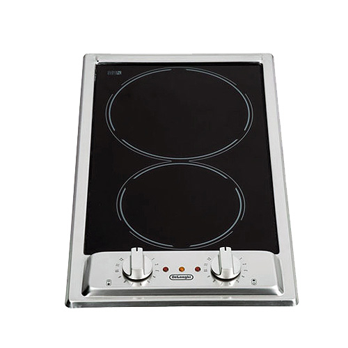 כיריים קרמיות דומינו 2 להבות Delonghi דגם NDC21