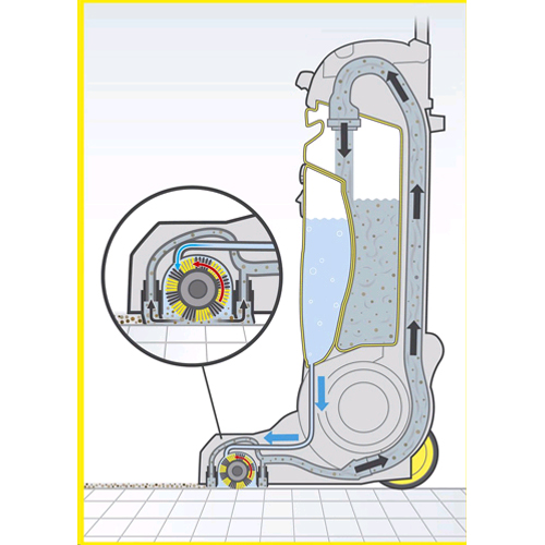 מקרצפת ריצפה מקצועית דגם: KARCHER BR 30/4
