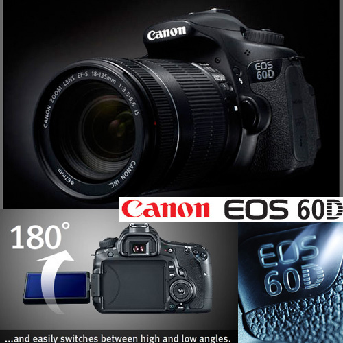 מצלמה דיגיטלית DSLR 18MP דגם: Canon EOS 60D