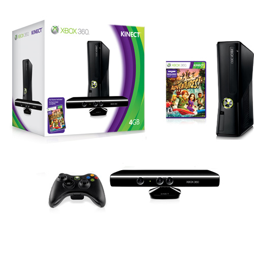 קונסולת Xbox 360 4GB Slim PAL+ KINECT