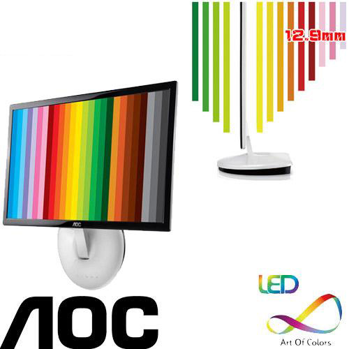 מסך מחשב "LED 20 חיבור DVI דגם: AOC E2043F