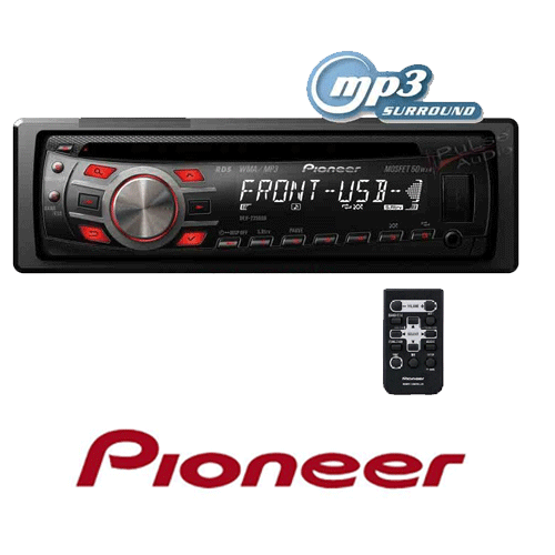 ר.דיסק פיוניר MP3/USB כולל שלט ו RDS