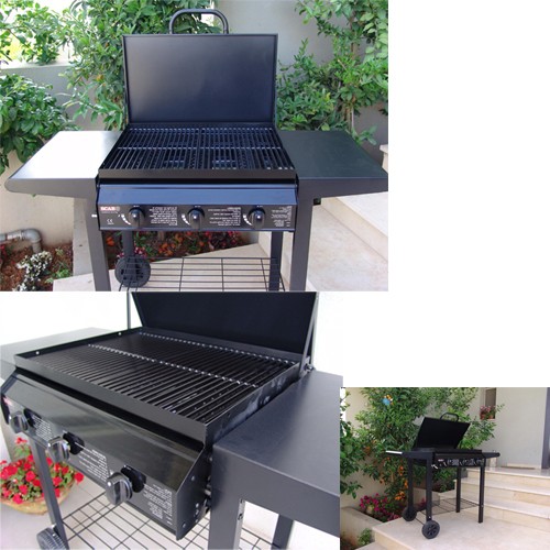 גריל גז בהספק BBQ 45000BTU דגם: SCAB B1363