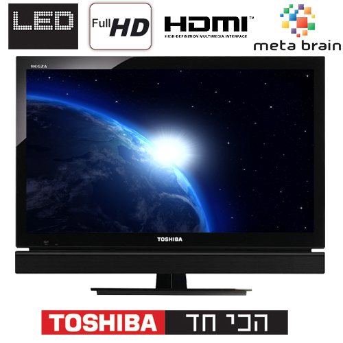 טלויזיה "LED FULL-HD  40  דגם: TOSHIBA 40PS1