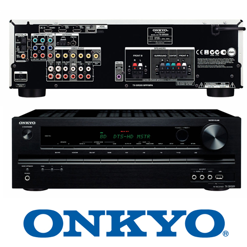 רסיבר 5.1 לקולנוע ביתי תומך 3D דגם:ONKYO SR309