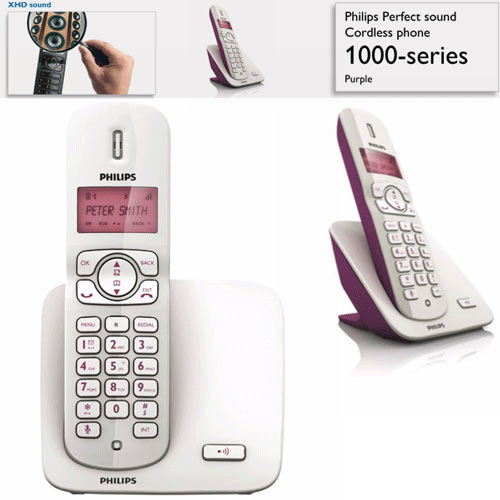 טלפון אלחוטי Dect ושיחה מזוהה  Philips מעודפים