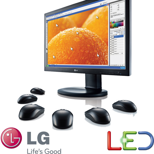 מסך מחשב "23 Super LED IPS דגם: LG IPS231P