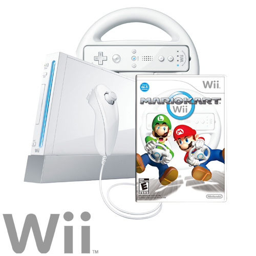 קונסולת Nintendo WII מוסבת USB בגרסת MARIO KART