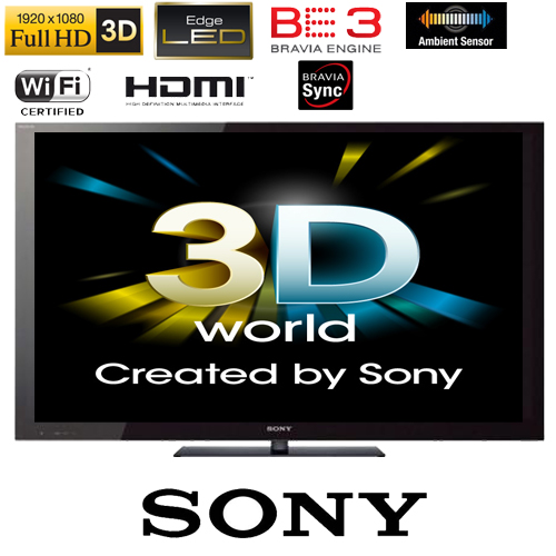 טלויזיה "40 LED תלת מימד דגם:SONY KDL-40NX710
