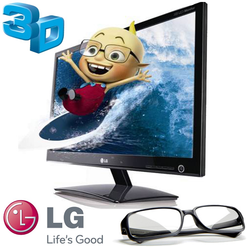 מסך מחשב "23 LED תלת מימד FULL HD דגם: LG D2342P