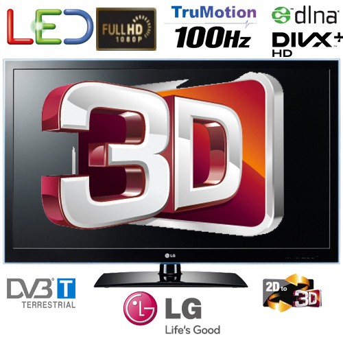 טלוויזיה ''LED 42 תלת מימד LG ד:42LW450Y + מתנה!