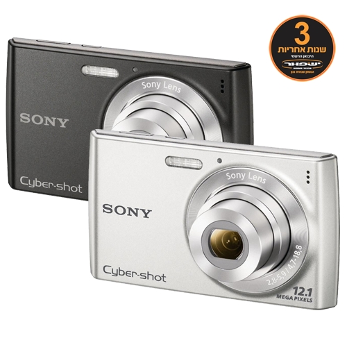 מצלמה דיגיטלית סוני 12.1MP דגם DSC-W510+זיכרון 4