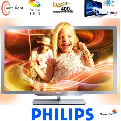 טלוויזיה "47 LED תלת מימד Full HD דגם: 47PFL7606