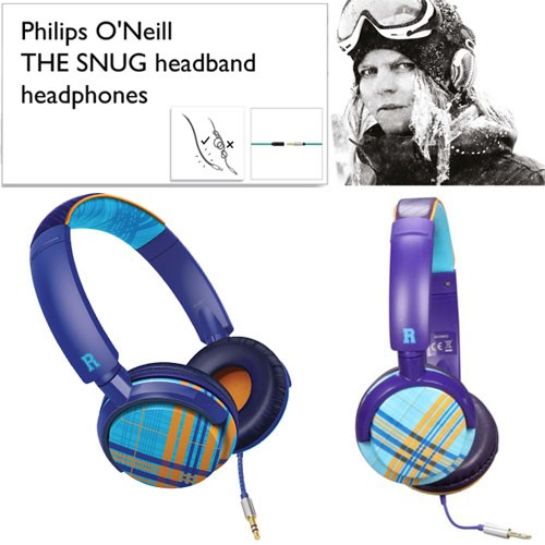 אוזניות O'NIELL מעוצבות  דגם:Philips  SHO8802