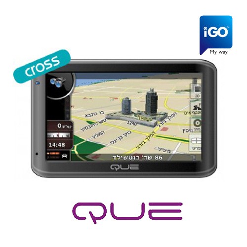 מכשיר ניווט "4.3 תוכנת iGO MORE דגם:Que NQ4355