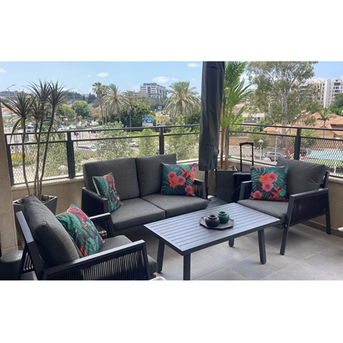 מערכת ישיבה זוגית מאלומיניום דגם סנדיאלי