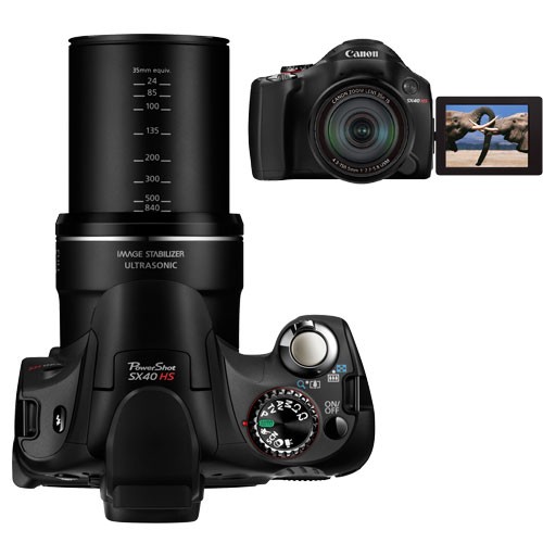 מ. דיגטלית  FULL-HD 12.1MP זום X35 ד: SX40HS