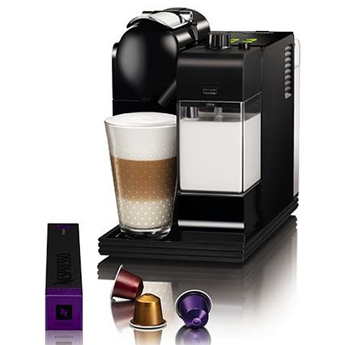 מכונת נספרסו NESPRESSO דגם +Lattissima צבע שחור