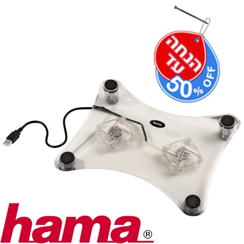 משטח קירור עם תאורת LED למחשב נייד מבית HAMA