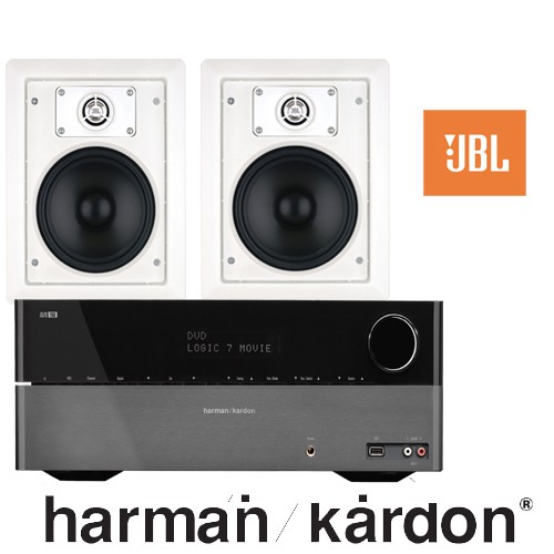 רסיבר קולנוע וזוג רמקולים דגם:AVR156 + SS6