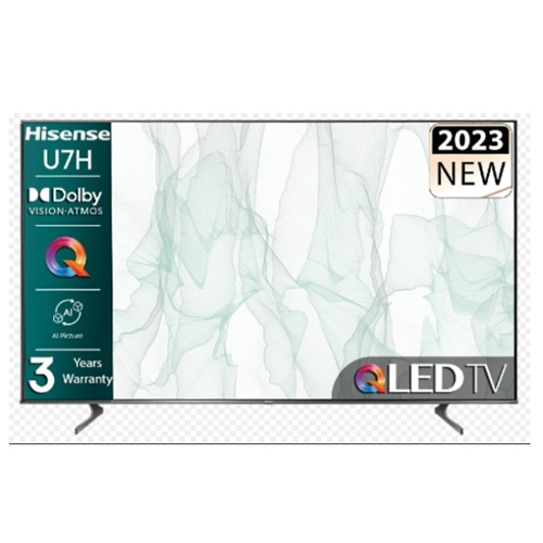 טלוויזיה חכמה "85 HISENSE UHD 4K Smart TV QLED