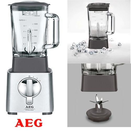 בלנדר מקצועי 600W בעיצוב נירוסטה AEG דגם M8000